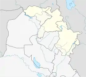 Voir sur la carte administrative du Kurdistan irakien