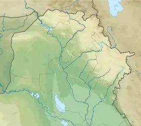Voir sur la carte topographique du Kurdistan irakien