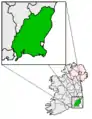 Localisation du comté de Wexford.