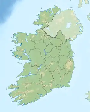 Voir sur la carte topographique d'Irlande