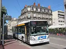 Citelis 12 sur la ligne 10 de Limoges, à l'arrêt Poste.