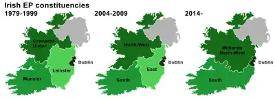 Circonscriptions irlandaises aux élections européennes