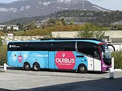 Ouibus à Chambéry.