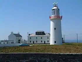 Le phare de Loop Head à l'extrémité de comté de Clare (Clare, Munster).