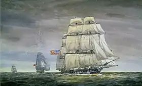 illustration de USS Adams (1799)