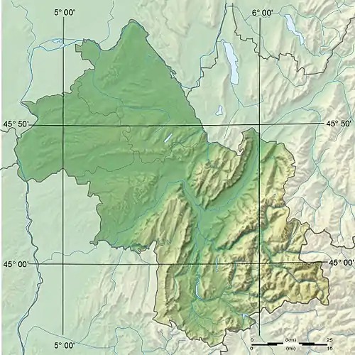 voir sur la carte d’Isère