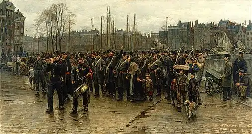 Passage des troupes coloniales, 1883-84