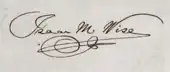 signature d'Isaac Mayer Wise