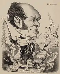 Isaac Strauss, par Hadol (12 décembre 1858)