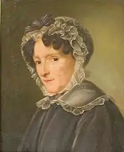 Portrait présumé de la mère de l'artiste, Marie Bourdereau, veuve Proteau, non daté, localisation inconnue.