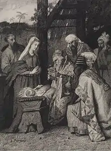 L'Adoration des mages (1865), dessin, Baltimore, Walters Art Museum.