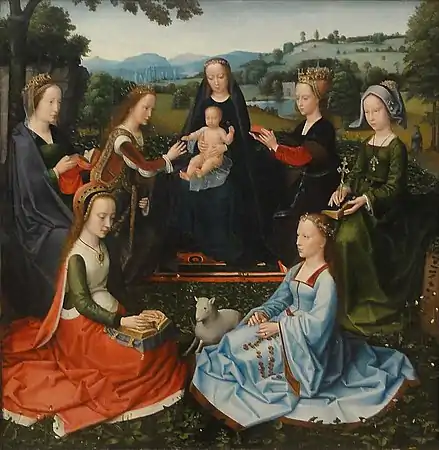 3. Mariage mystique de sainte Catherine, Alte Pinakothek, Munich.