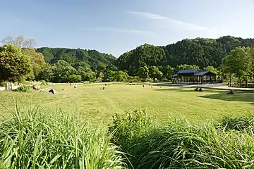 Parc autour du kofun.