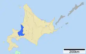 Localisation de Sous-préfecture d'Ishikari