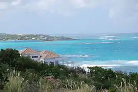 Island Harbour et Scilly Cay vus de Harbour Ridge Drive