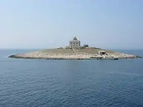 Pokonji Dol vu depuis le ferry Hvar - Korčula