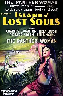 Description de l'image Island of Lost Souls 1933 one-sheet.jpg.