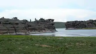 L'île de l'amour sur le lac Toraygir.