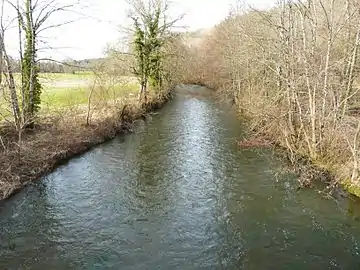 L'Isle au pont de la RD 705.