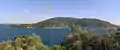 L’île Palmaria vue de la montée des Oliviers de Portovenere