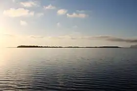 Vue de l'île à partir de Marsala