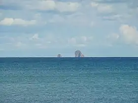 Vue des îles Fratelli depuis le cap Serrat