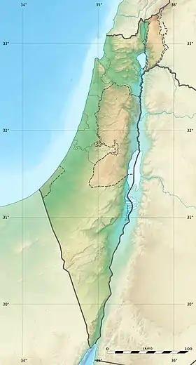 Voir sur la carte topographique d'Israël