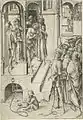 Israhel van Meckenem, Ecce homo, gravure, avant 1503.