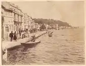 Un quai à Büyükdere, Sarıyer, Constantinople.