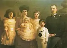 La famille royale italienne en 1908