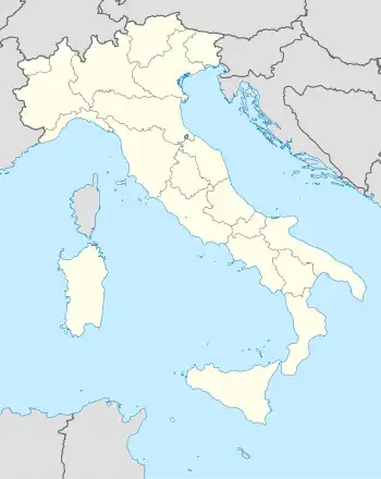voir sur la carte d’Italie