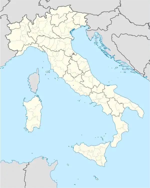 Carte des aéroports en Italie