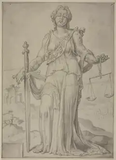 Allégorie de la Justicevan Heemskerck (1556)