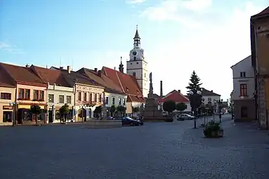 Ivančice : centre-ville.