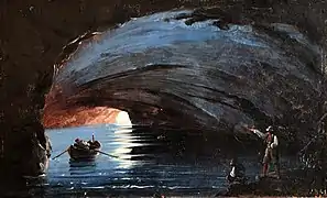 La Grotta Azzura di Capri par Ivan Aivazovsky. 1841.