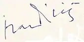 Signature de Ivan Diviš