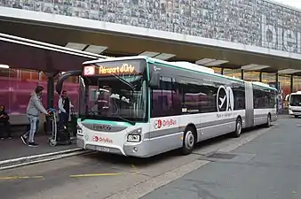 Iveco Urbanway 18 sur l'OrlyBus.