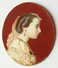 Izabella Działyńska par Teofil Kwiatkowski