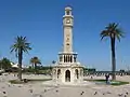 La tour de l'Horloge d'Izmir (ou Saat Kulesi, construite en 1901).