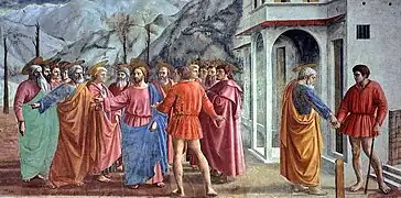 Paiement du Tribut par Masaccio.