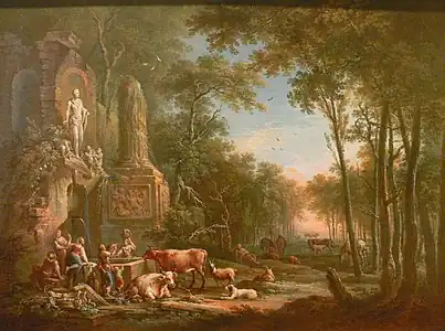 Le Bocage (1764), musée des Beaux-Arts de Nancy.