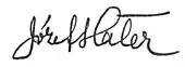 signature de Józef Haller