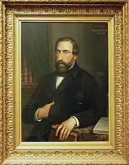 Jean-Pierre Cros-Mayrevieille, président de la Société des arts et des sciences en 1851.