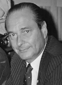 Jacques Chirac,battu.
