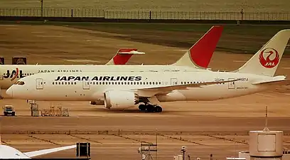 JAL BOEING 787-800 DREAMLINER à Tokyo en 2012