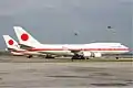 Un des deux Boeing 747-400 utilisé entre 1993 et 2019 remplacé par les B777.