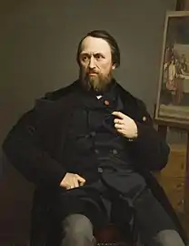 Portrait d'Hippolyte Flandrin (1862), musée des Beaux-Arts de Lyon.