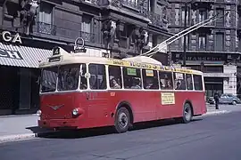 Un Vetra VBF circulant sur la ligne 4 à Grenoble en 1965.