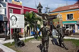 Monument à Sam Sharpe, chef de la grande révolte des esclaves jamaïcain en 1831.