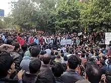 Description de l'image JMI students and locals protesting against CAA NRC.jpg.